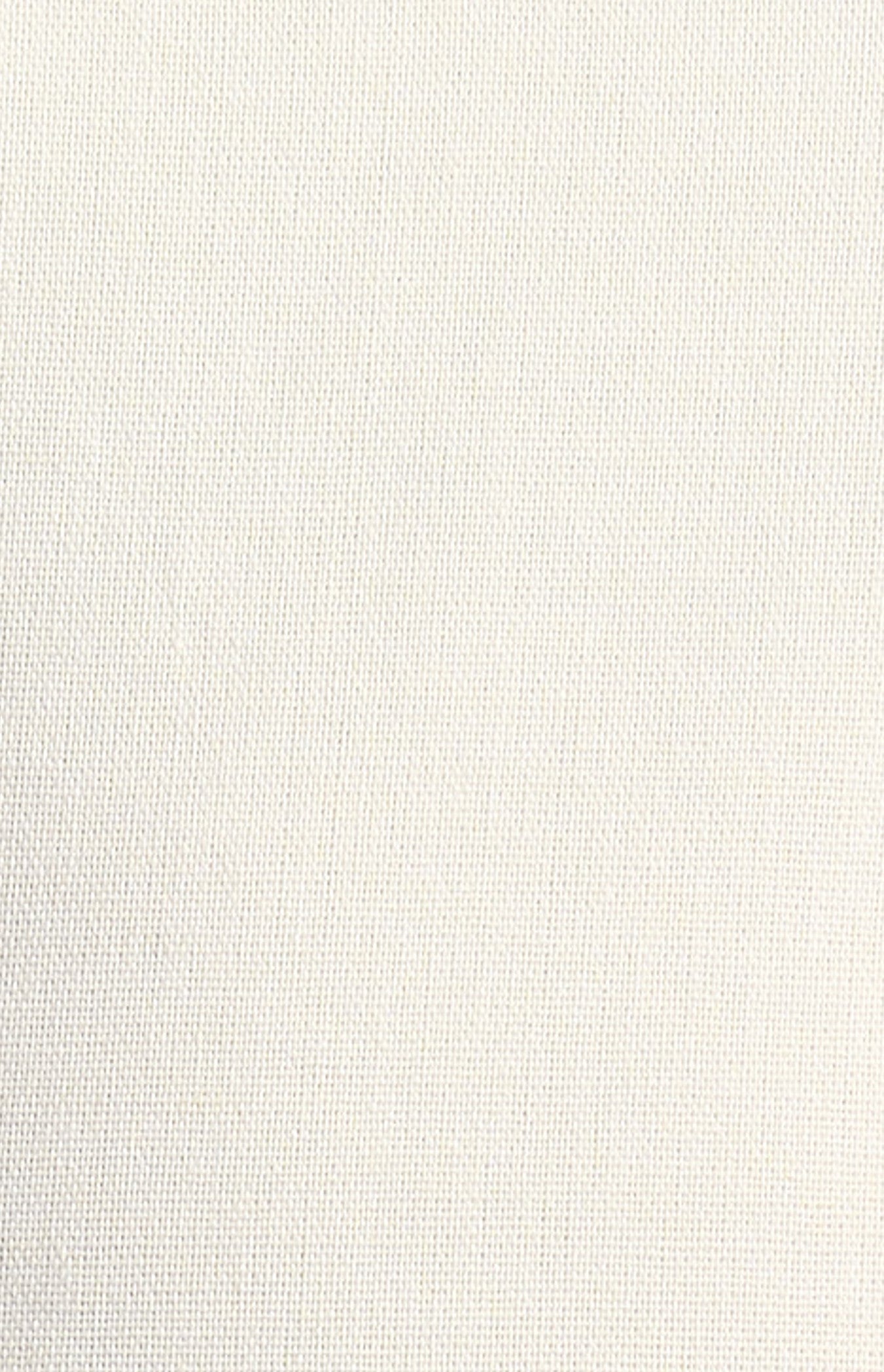 Lia Puff Sleeve Scallop Top White