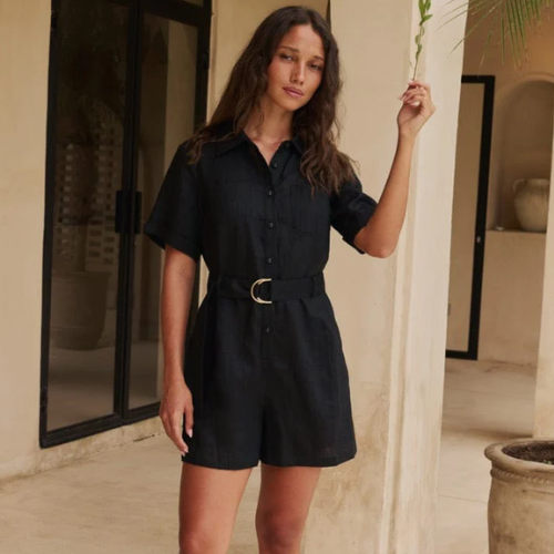 Loco Playsuit Black