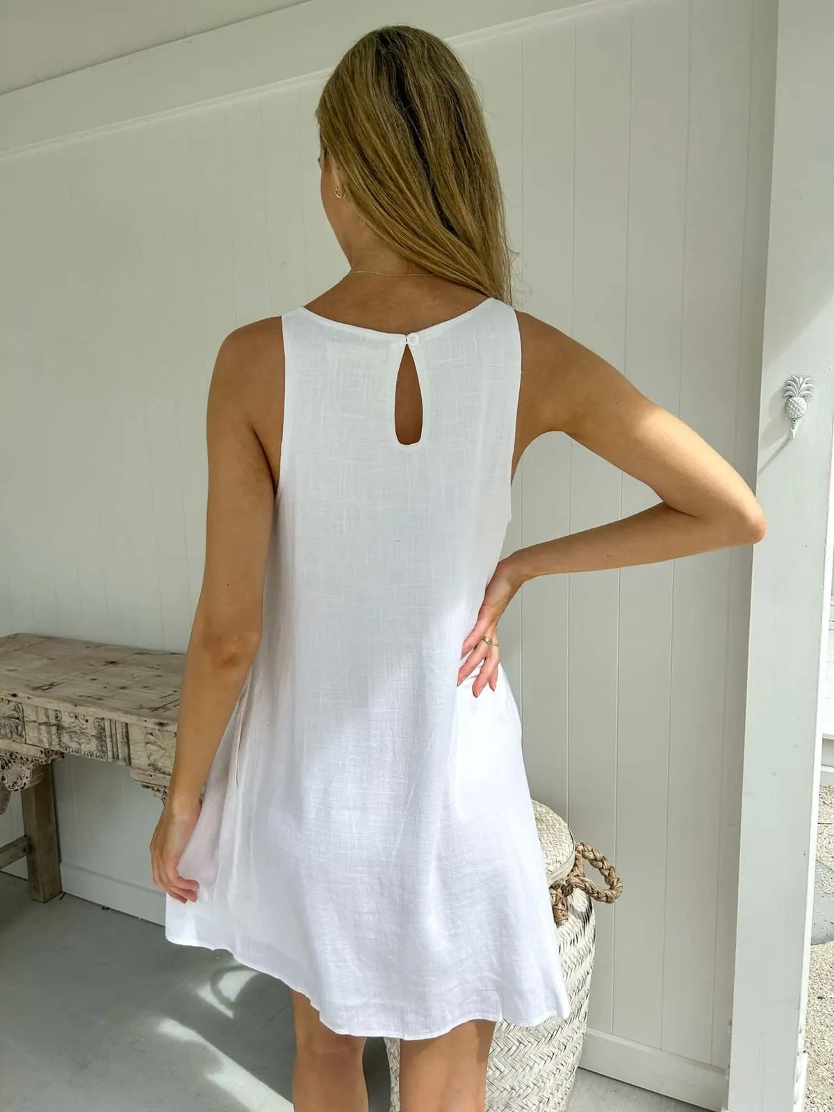 white shift dress Mini The Structured Ponte Fabrication Smooths And Holds Its Shape While Still Feeling Comfortable Enough For AllDay Wear Ivory Lace Shift Dress 14