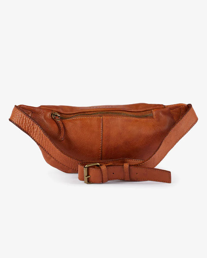 Beholder Leather Cali Saddle Tan Sling Bag