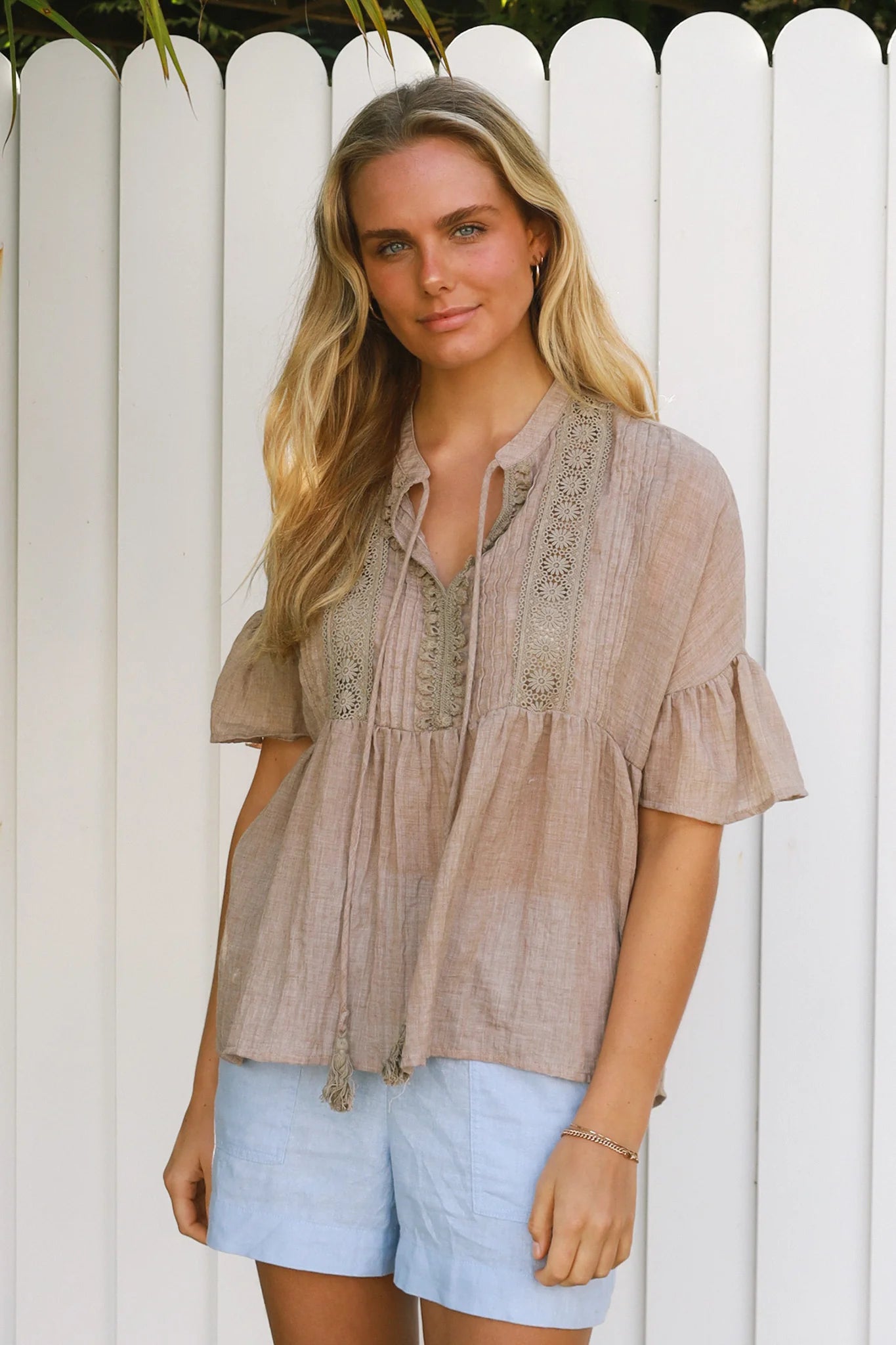 Flow Top Khaki