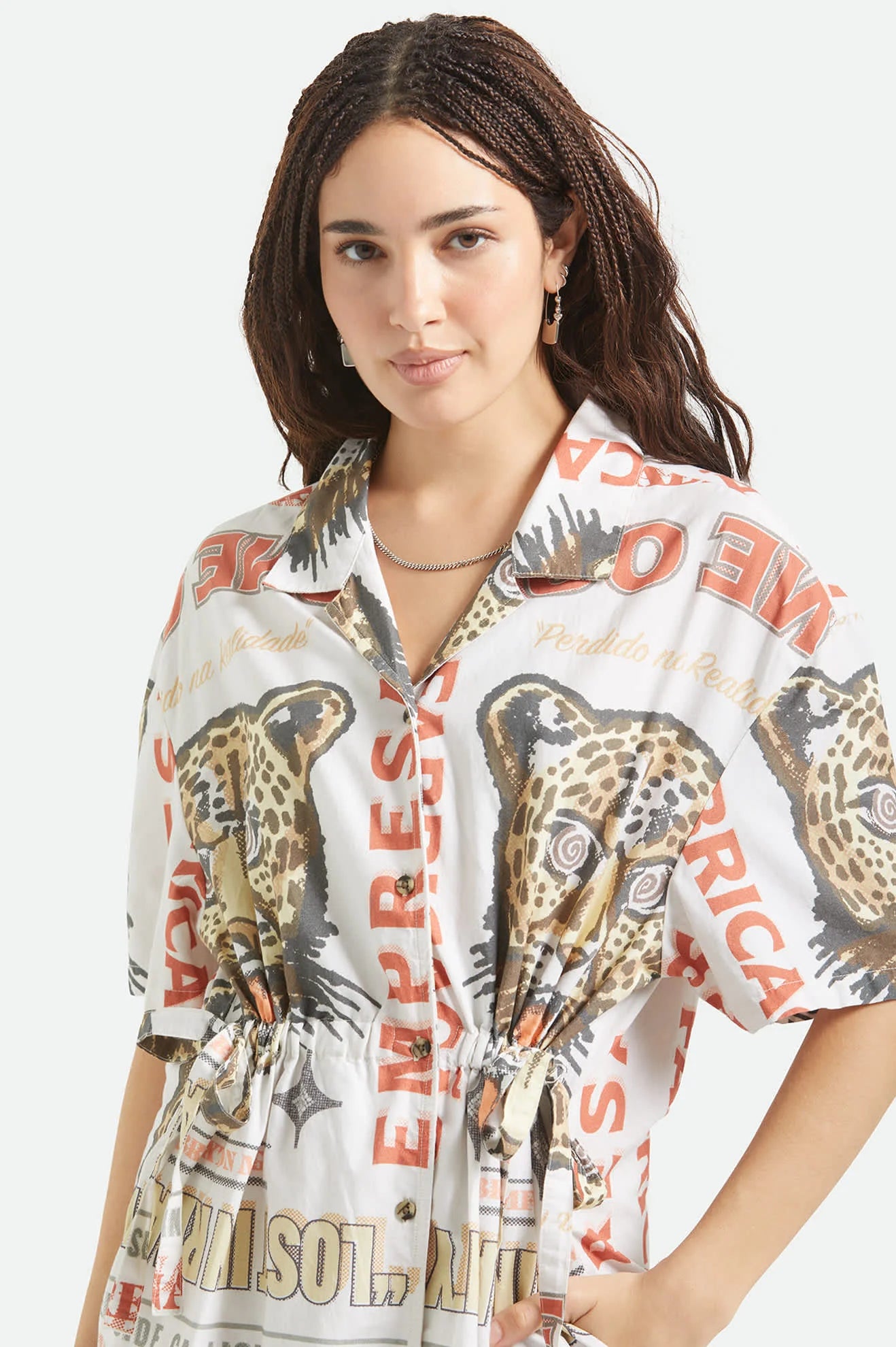 The Cinch Button Down Dress