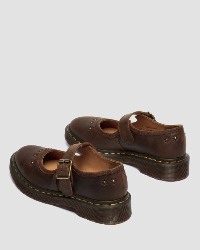 Dr Martens Mary Jane Flower Crazy Horse