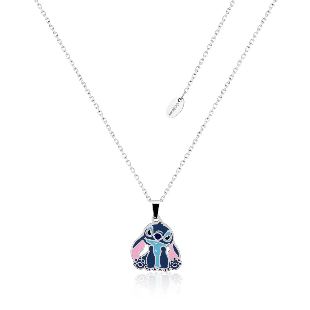 ECC Disney Lilo and Stitch Droopy Ears Enamel Necklace