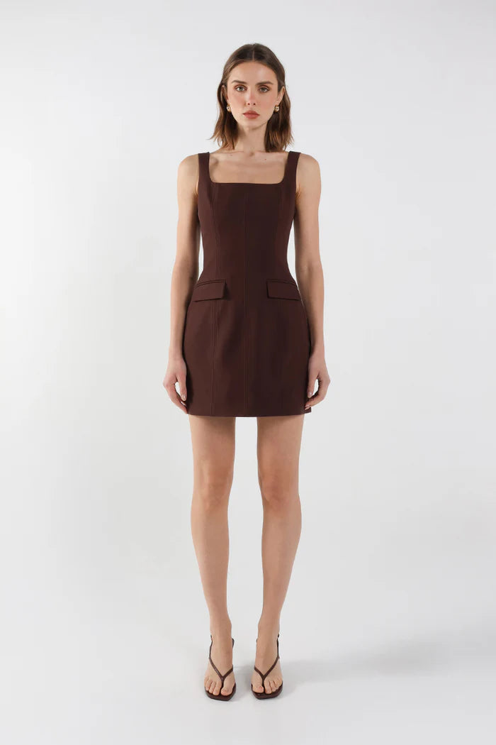 Matisse Mini Dress Choc