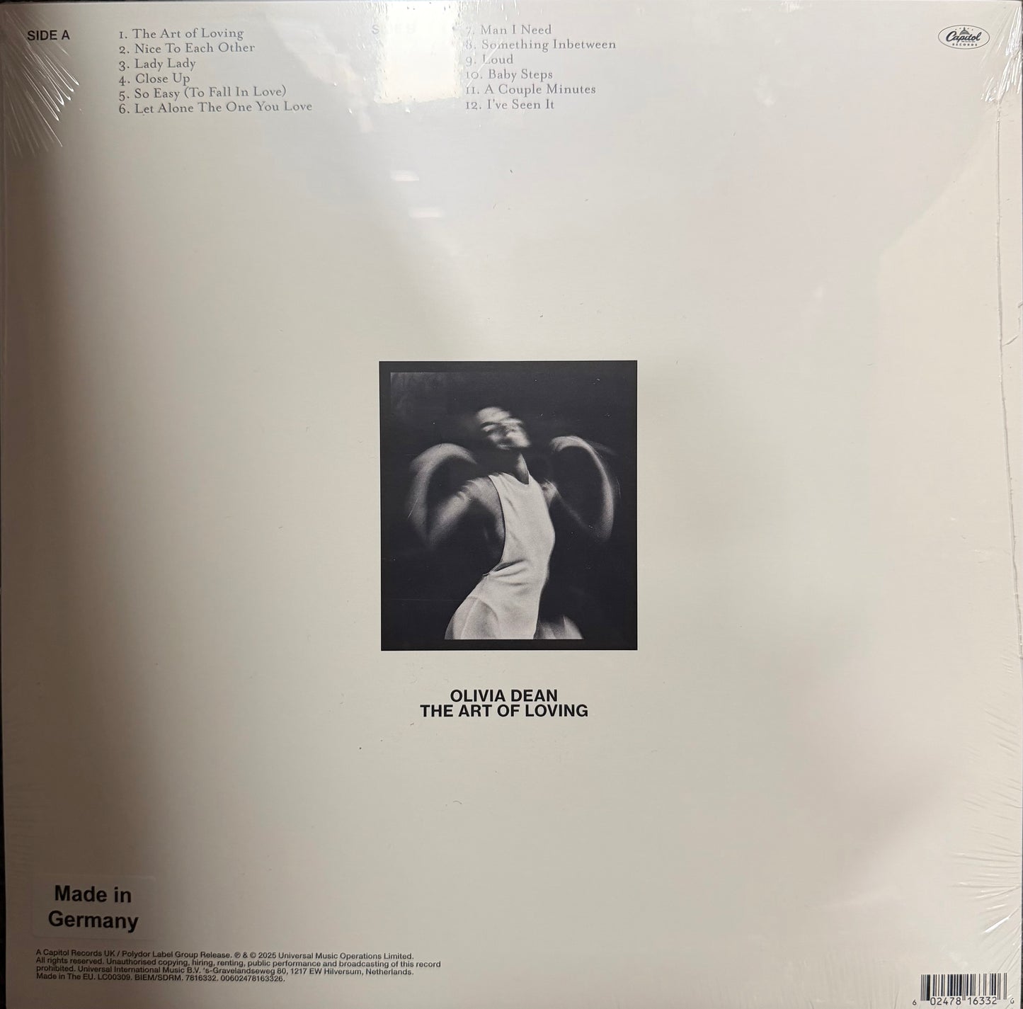 Olivia Dean The Art Of Loving Vinyl LP