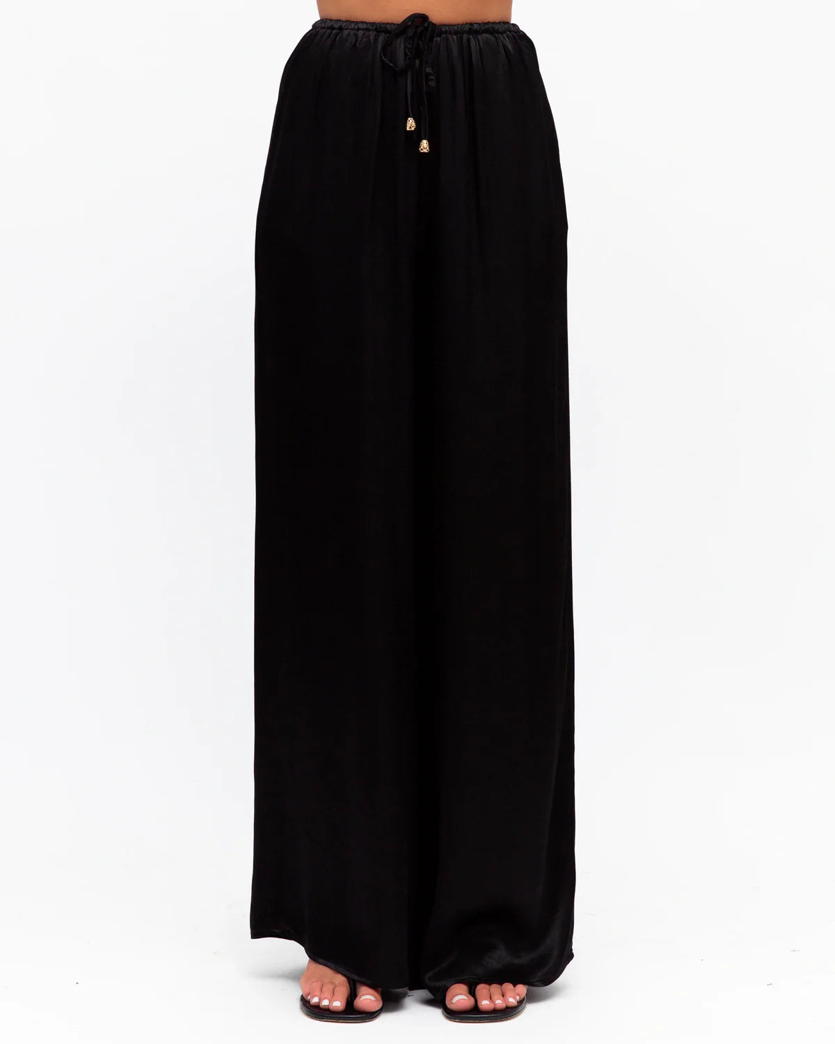 Hot Property Stevie Liquid-Silk Finish Pant Black